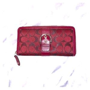 Beautiful Burgundy Coach Wallet